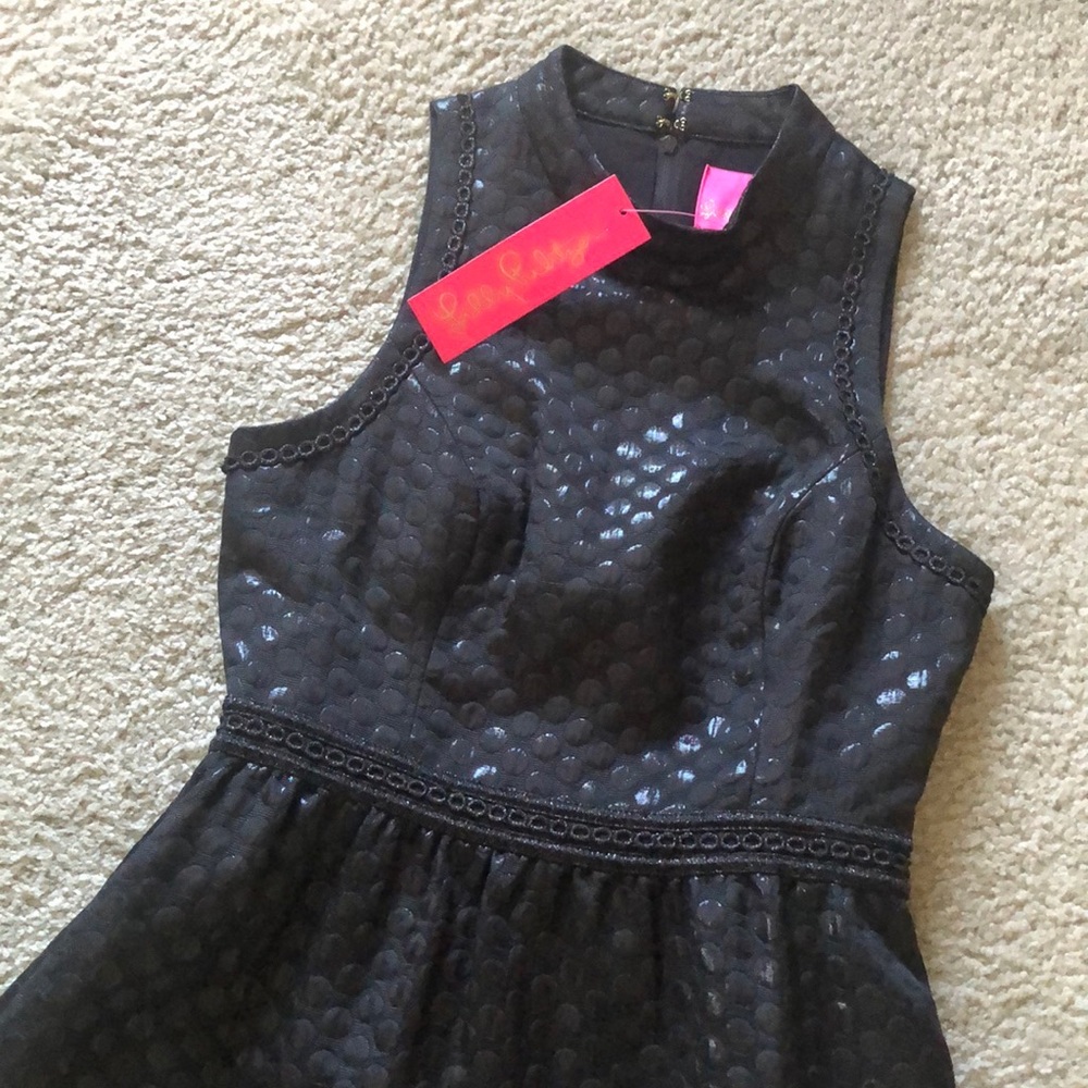 NWT Lilly Pulitzer size 0 black dress